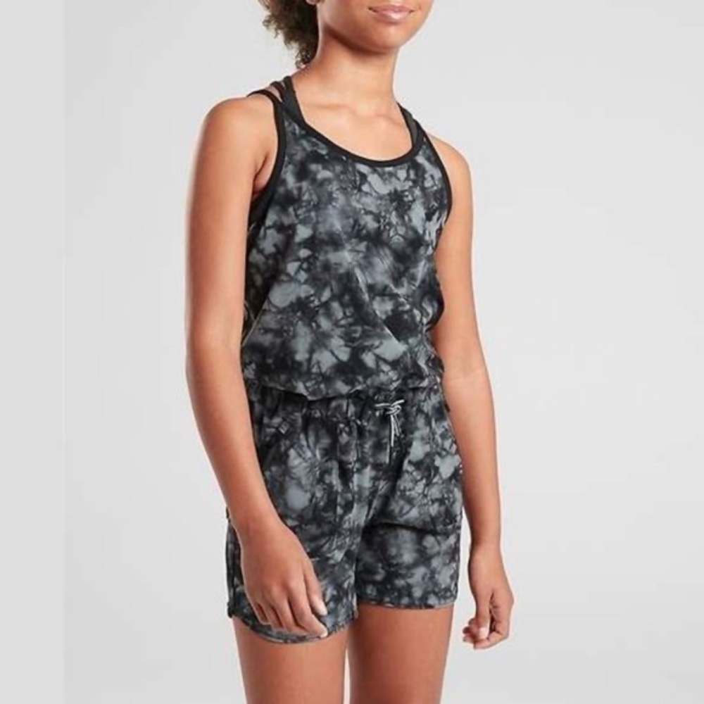 Athleta Girl Ready to Go Tie Dye Romper (Sz XXL/16)